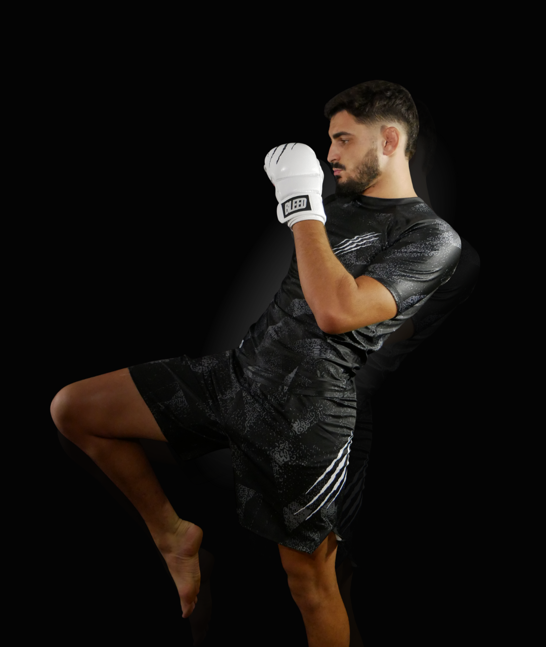 Ensemble SHADOW - Rashguard & Short de combat